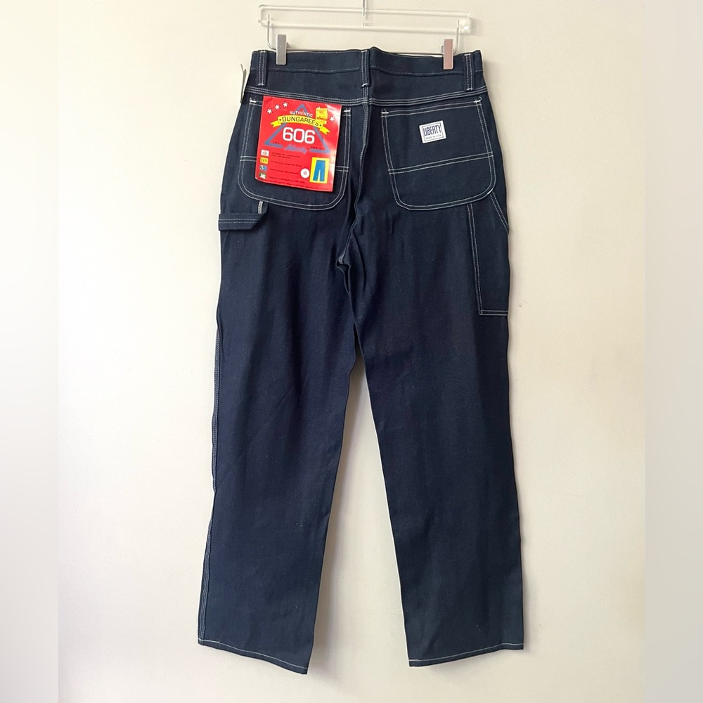 DEADSTOCK Vintage Raw Denim Liberty Dungaree Carpenter Jeans